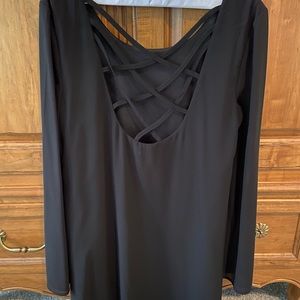 Black long sleeve dress